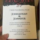 Search for dark romance invitations Gothic