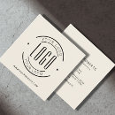Search for ivory business cards Modern