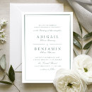 Search for professional wedding invitations Sophisticated classic script