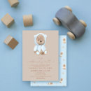 Search for blue teddy bear baby shower invitations Modern