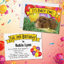 Search for pigs 4x6 invitations Party
