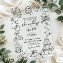 Search for black lines square invitations Couple