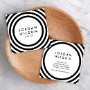 Search for round square business cards Modern