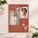 Search for brown graduation invitations Simple