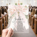 Search for confirmation christening invitations Girl