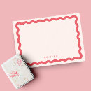 Search for scalloped note cards For her