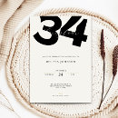 Search for 34th birthday invitations Celebration