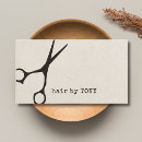 Search for beige business cards Hair stylist