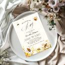 Search for honey bee bridal shower invitations Elegant