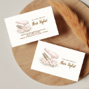 Search for vintage rose business cards Hair stylist