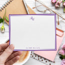 Search for purple note cards Modern