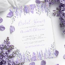 Search for lavender bridal shower invitations Love is in bloom