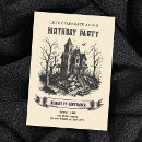 Search for horror birthday invitations Spooky