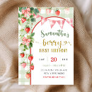 Search for plaid 1st birthday invitations Baby girl