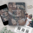 Search for our story wedding invitations Bride