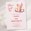 Search for year 1st birthday invitations Sweet one
