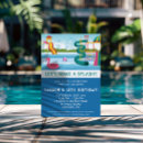 Search for lets make a splash invitations Flamingo