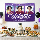 Search for purple graduation banners Congratulations graduate