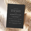 Search for grad party open house invitations Minimalist