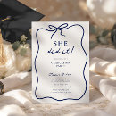Search for she did it graduation invitations Graduation party for her