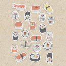 Search for sushi roll stickers Fun