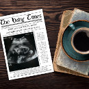 Search for photo pregnancy announcement cards Black and white