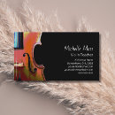 Search for violin teacher business cards Orchestra