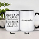 Search for daughter in law mugs Birthday
