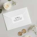 Search for cheap return address labels Minimal timeless classy simplicity