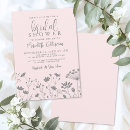 Search for grey bridal shower invitations Bride