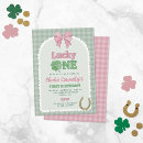 Search for horseshoe birthday invitations Four leaf clover