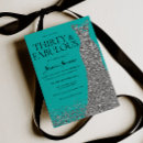 Search for teal birthday invitations Party