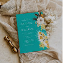 Search for teal and white wedding invitations Flowers