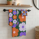 Search for purple flowers bath towels Retro