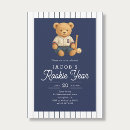 Search for teddy bear birthday invitations Vintage