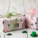 Search for st patricks day wrapping paper Shamrocks