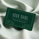 Search for dark green business cards Counsellor