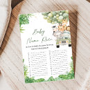 Search for baby boy shower games Safari