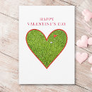 Search for golf valentines day cards Heart