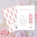 Search for pink champagne invitations Bow