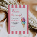 Search for scoop birthday invitations Cute retro girly