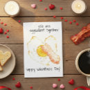 Search for bacon valentines day cards Egg