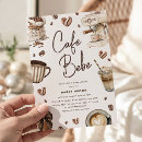 Search for coffee cafe invitations A baby is brewing