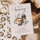 Search for cute coffee invitations A baby is brewing