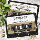 Search for vinyl records wedding stationery Cassette tape