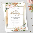 Search for gold 50th wedding anniversary invitations Calligraphy