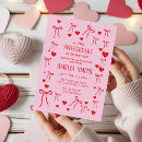 Search for valentines frame invitations Coquette bow
