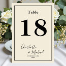 Search for elegant and natural table cards Simple