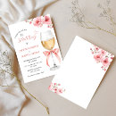 Search for wine glass wedding invitations Modern