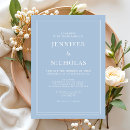 Search for powder blue wedding invitations Modern